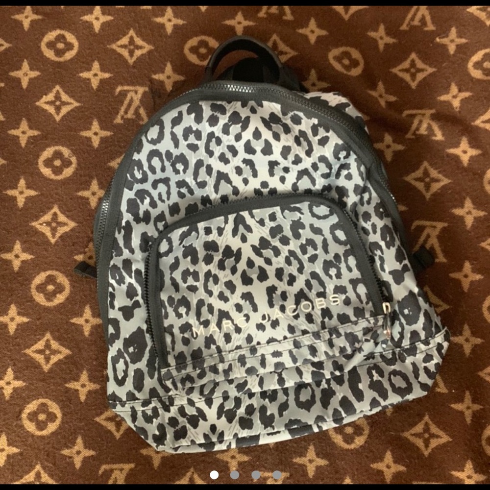 Marc jacobs backpack leopard cheetah print